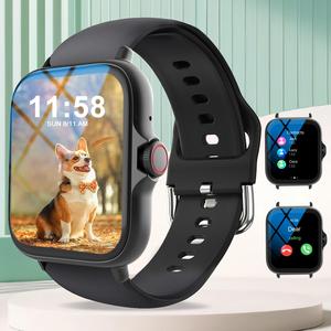 スマートウォッチの多機能、電話SMSメッセージ通知付きのファッションデジタルウォッチ、女性と男性のためのスポーツウォッチ