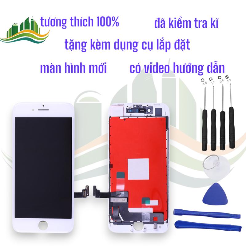 Màn hình LCD chính hãng tương thích với iPhone 8, 8plus đã kiểm tra 100%,  tặng kèm bộ dụng cụ thay màn 0