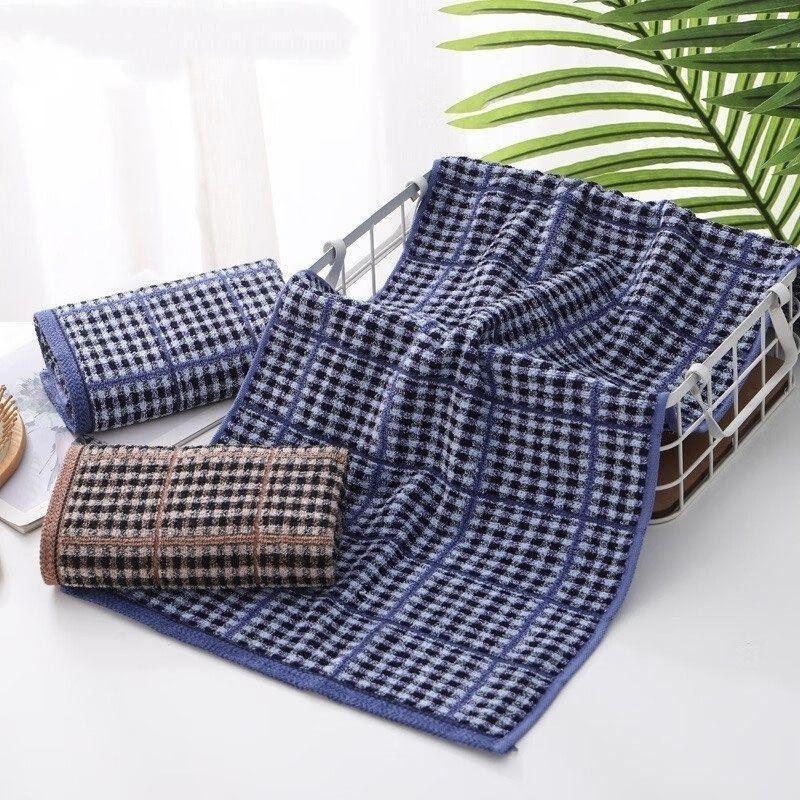 Khăn lau nhà bếp, tất cả bằng bông, kẻ sọc tối, thấm hút, chống vết bẩn, bông nguyên chất, khăn lau mềm, không xơ, 95% tỷ lệ khen ngợi 8