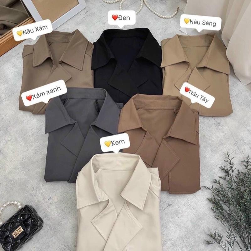 Áo Khoác 1 lớp Mỏng nhẹ mang mát, khoác thời trang k nên đi nắng Jacket nữ 4