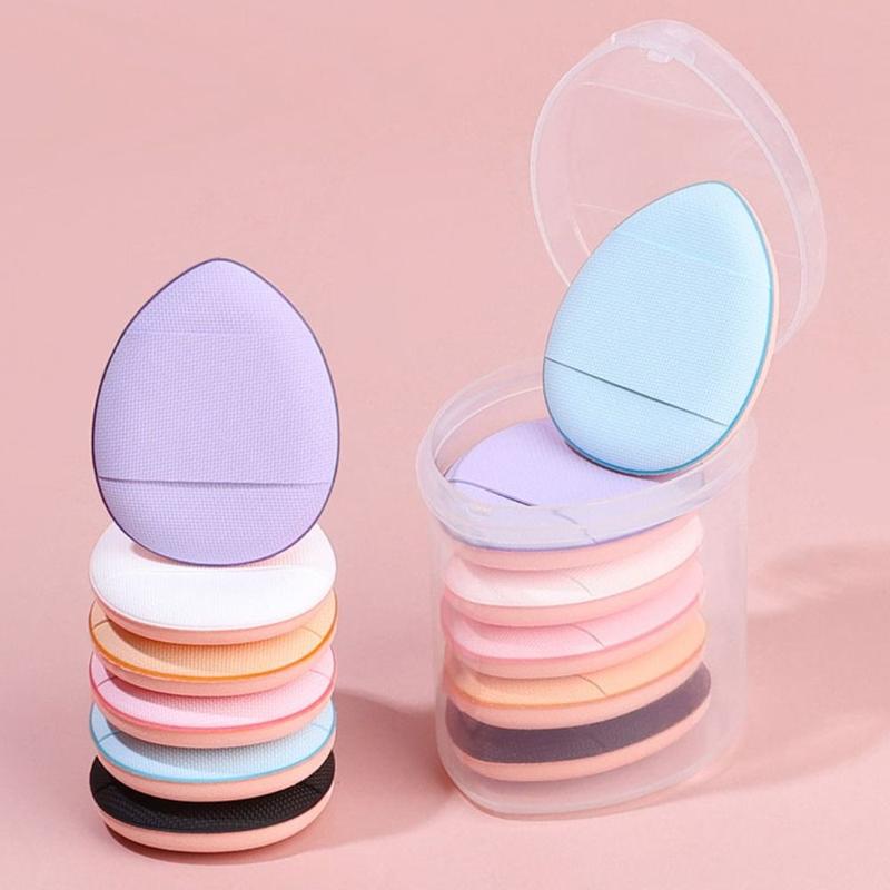 Product Introduction of Đệm Ngón Tay Mini, Thiết Kế Mới Của Threeetwo, 6 / 10 Cái, Miếng Bọt Biển Hỗn Hợp Sử Dụng Kép Mỏng, Mút Mỹ Phẩm, Có Thể Tái Sử Dụng, Đi Kèm Với Hộp Đựng, Thích Hợp Để Trang Điểm Kem Nền Dạng Lỏng, Dụng Cụ Trang Điểm 18