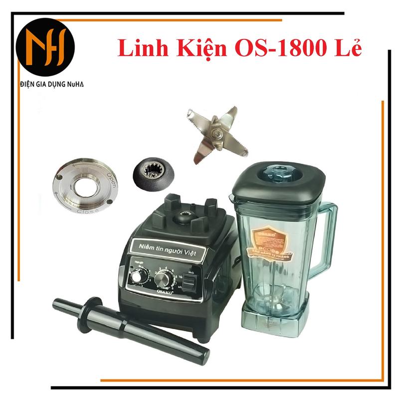 Linh kiện bộ dao máy xay sinh tố công nghiệp Osako os-1800, 1800W