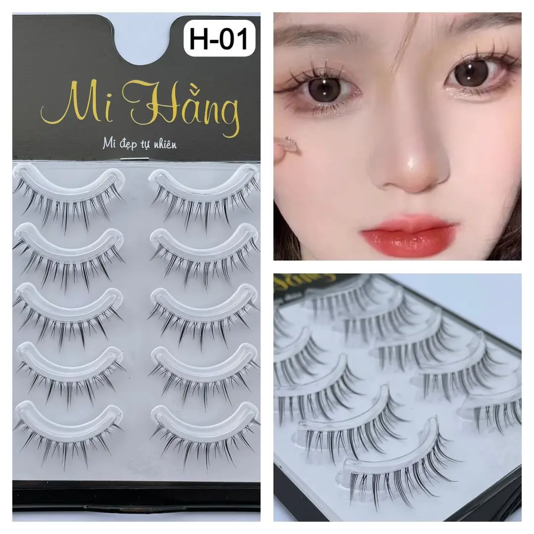 Mi gân trong Hằng ( hộp 5 cặp chuyên dùng make up hàng ngày, Đi tiệc, cô dâu )