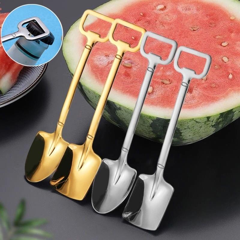 Muỗng / Xẻng Xúc Kem / Cà Phê / Dao Hình Dưa Hấu Sáng Tạo Dễ Thương