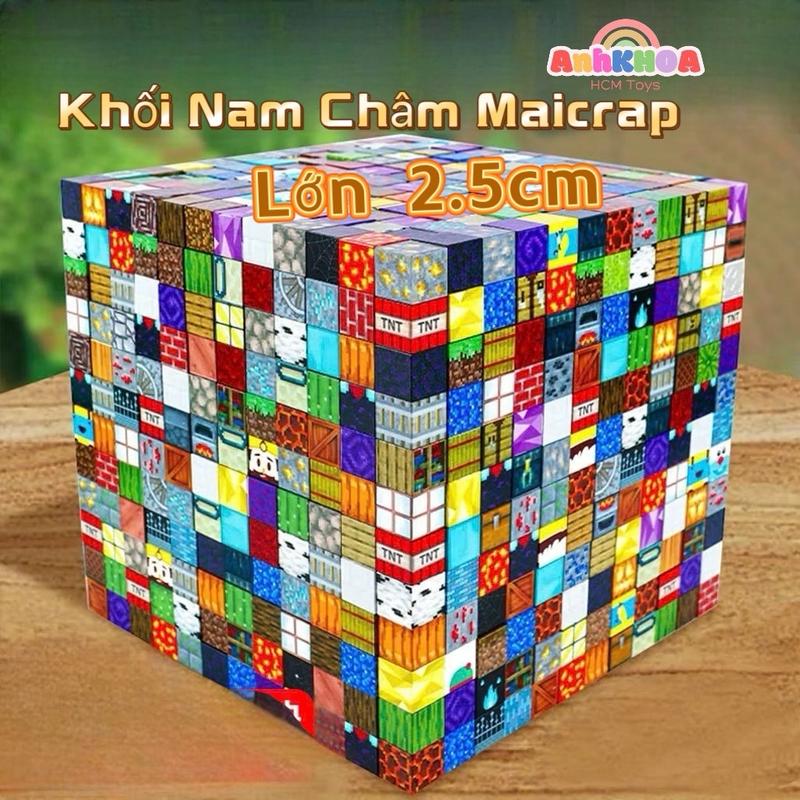 Khối Xây Dựng Từ Tính Sáng Tạo khối lớn 2.5m ,Chủ Đề Minecraft Đồ chơi giáo dục trẻ em ,mô hình tự làm dễ phối Đồ Toys Bộ Lắp Ráp Tháo Lắp Lắp Ráp mirror cube 