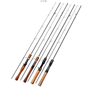 UL Carbon Solid Lure Rod Set Full Set Water Drop Spinning Wheel Micro Lure Rod White Strip Fishing Rod Factory