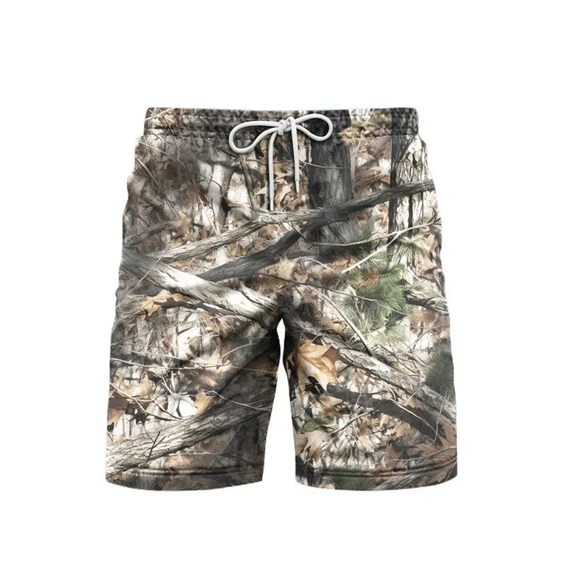 2025 New European and American Trade Casual Versatile Fashion Trend High Quality Men's Camouflage Casual Shorts