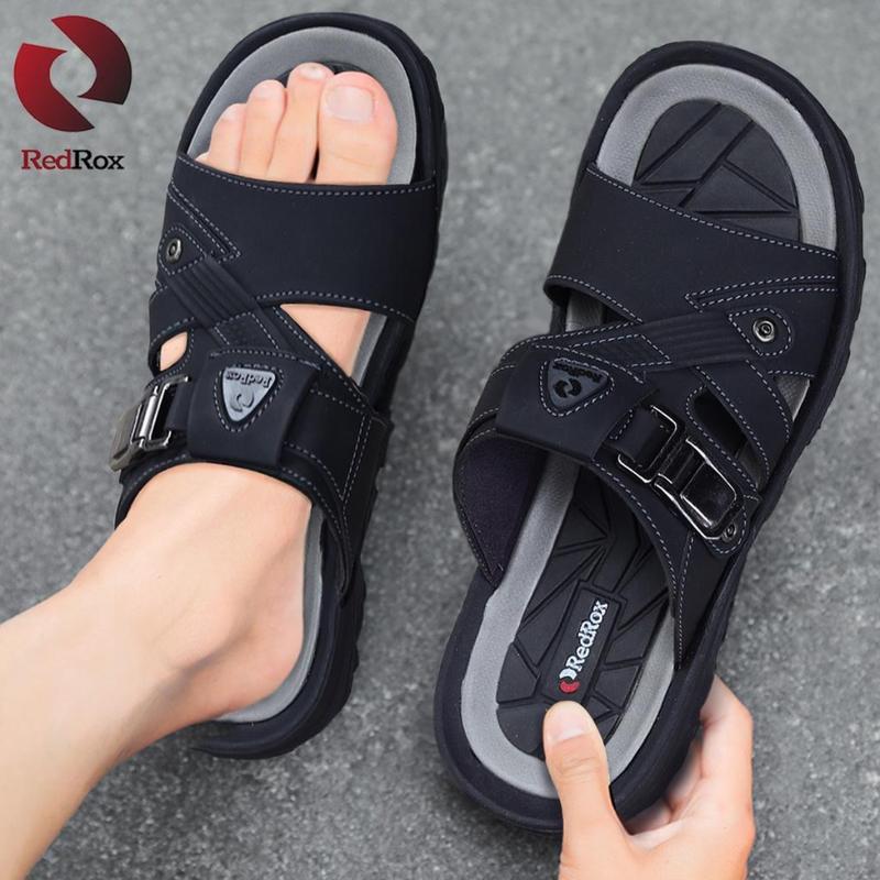 Sandal Pria Kasual Gaya Modern Kekinian Terbaru Ringan Lentur Redrox - VORT 02 Jepit Sendal 0