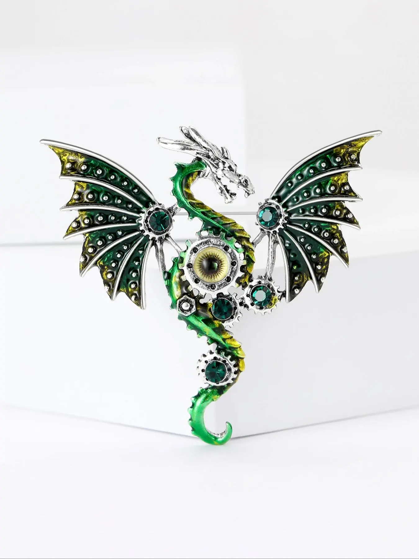 Vintage Dragon Design Brooch, Fashionable Brooch for Women & Men, Trendy All-match & Exquisite Brooch for Birthday Gift