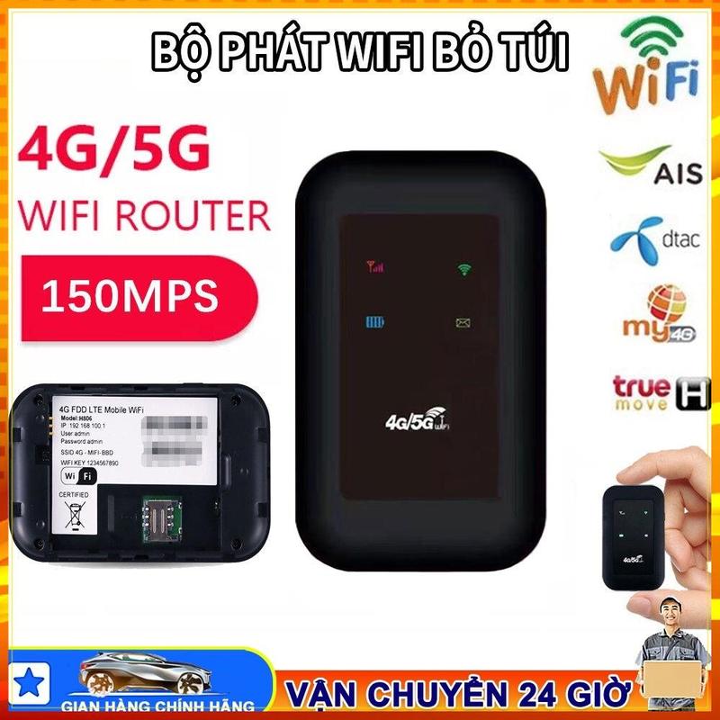 4G/5G Pocket WiFi 150Mbps, Hỗ Trợ 4G WiFi, Dùng được Cả Mobile Wifi, Bộ định tuyến Wifi không dây bỏ túi tiện lợi - Điện tử gia dụng BoiBoi