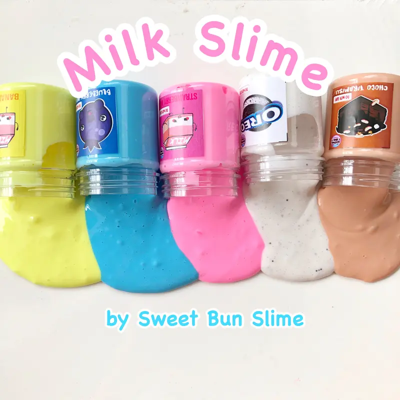 Slime Original Milk Series 150 ml  Scented Stretchy 1