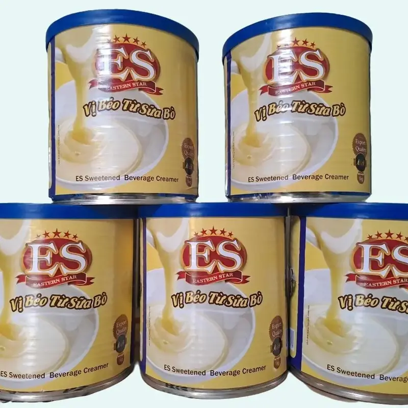 Combo 5 lon Sữa Đặc ES nắp xanh lon 1kg - Sản phẩm sữa đặc ES nắp xanh 1kg - Milk 0