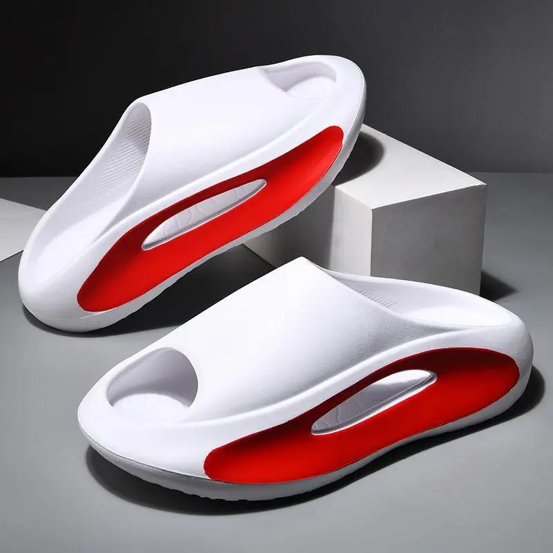 TIKP Men's Lovers Beach Shoes Fashion Anti slip Thick Sole Size 36-41 Boy Footwear Flipflop Slippers