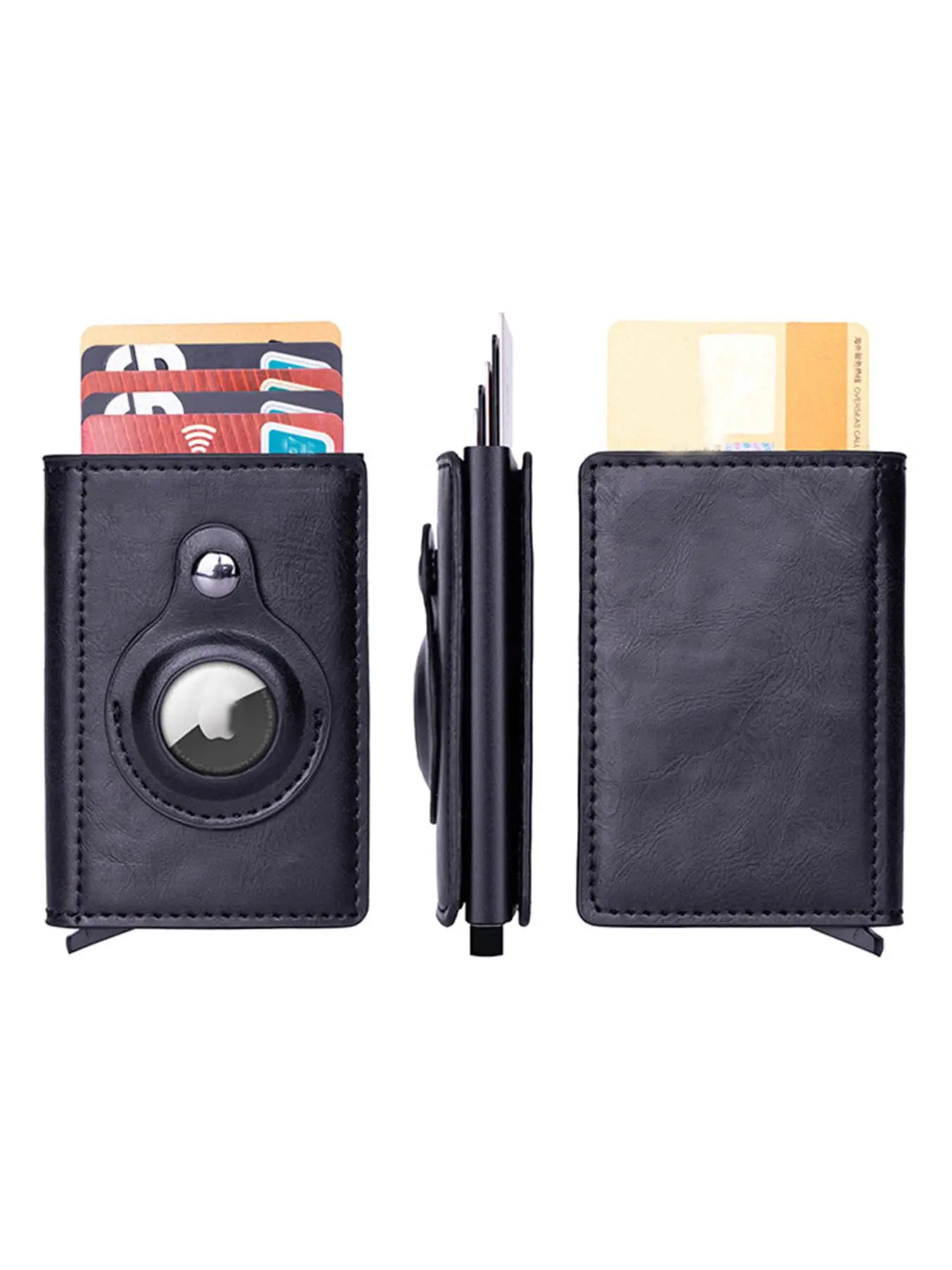 Men's Business Style RFID Blocking Card Holder with Lanyard, Fashionable Card Holder with Lanyard, Casual Trendy Versatile High-quality Daily Wallet