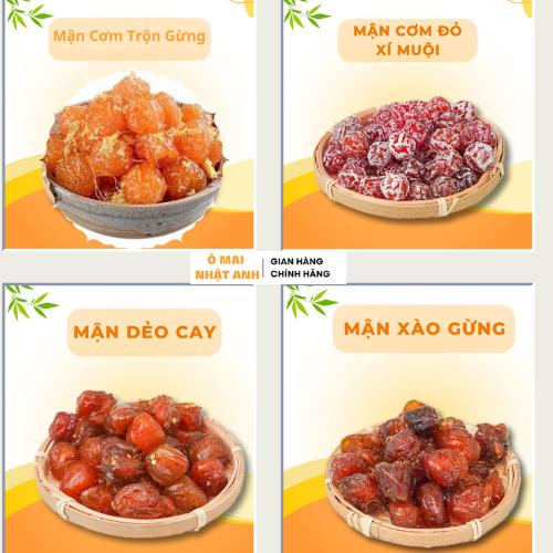 Ô Mai Mận ( Xào Gừng, Xí Muội, Dẻo Cay ,Trộn Gừng) - Mận Dẻo Ngon - Không Chất Bảo Quản - Đồ Ăn Vặt Healthy - Mận Gừng Thơm - Món Ngon Giới Trẻ - Ăn Vặt Lành Mạnh - Mận Xào Chua Ngọt - Đồ Ăn Vặt Độc Lạ - Ô Mai Nhật Anh
