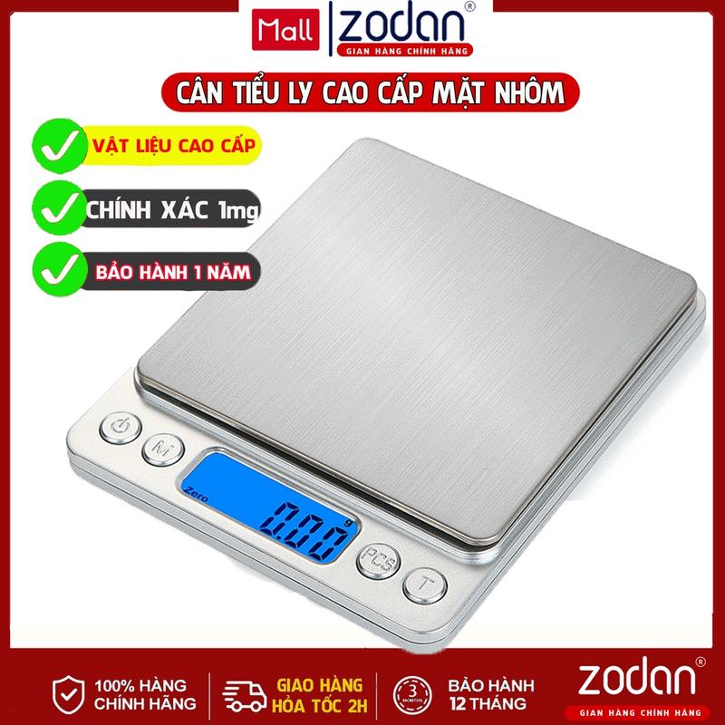 [BH 1NĂM] Cân tiểu ly điện tử 3.0Kg ZODAN C105 - cân từng 0.1 gam, bảo hành 1 năm