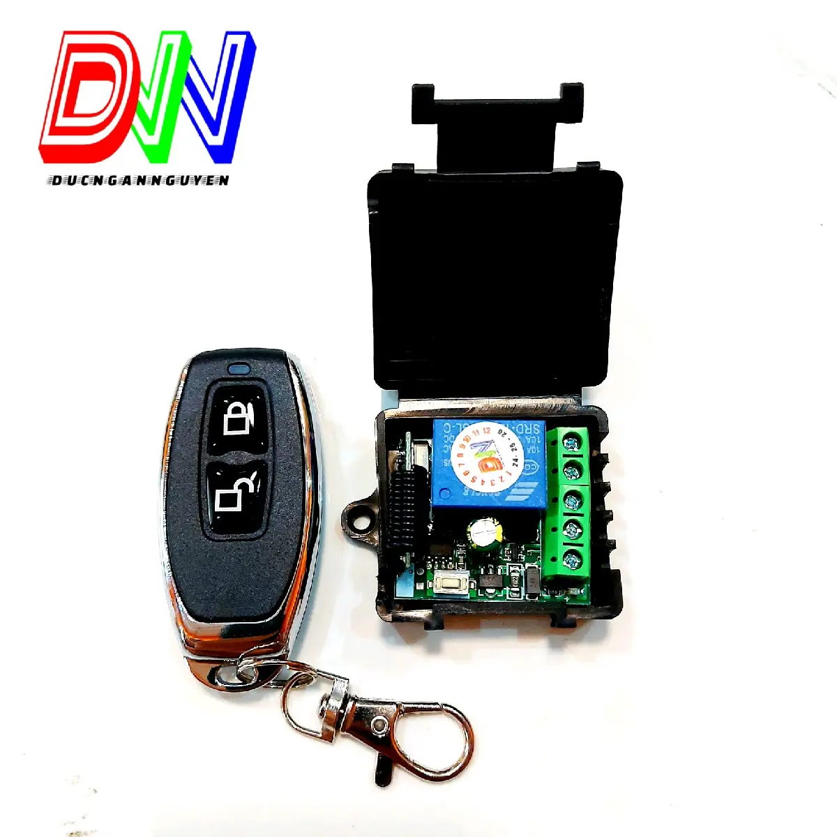 Bộ Công Tắc Điều Khiển Từ Xa DC 12V 10A RF 433Mhz