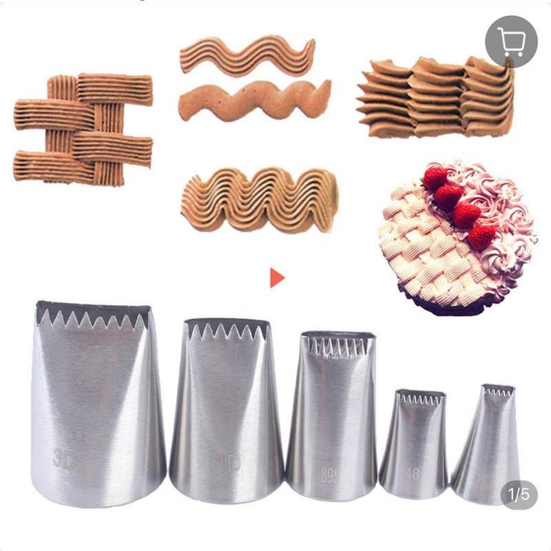 Đui bắt viền - Đui đan giỏ nhiều kích thước Đui bắt kem trang trí bánh 2