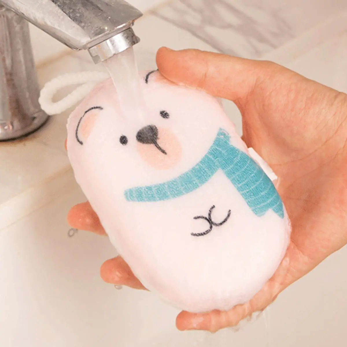 Baby Children Bath Sponge Cartoon Soft Rubbing Mud Dusting Exfoliating Baby Children Bath Gadget Bathing Sea