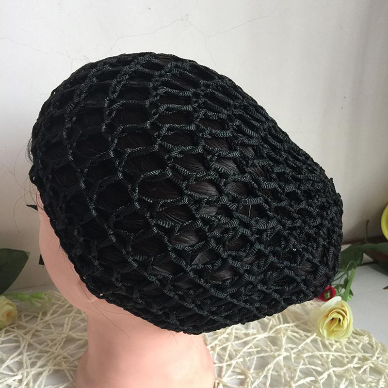 Ayixdiou Full-Cap Style Hairnet Thick Mesh Design High-Elastic Hair Net Secure Fit Non-slip Hairnet Hair Accessories 5