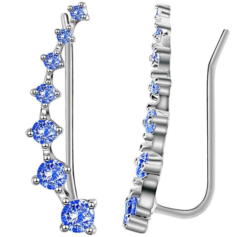 Bông Tai Đinh tán Zircon, Giá Cả Phải Chăng, Sang Trọng, Cao Cấp, Bông Tai Bảy Kim Cương, Kim Cương Màu, thả Tai, Trang Sức Tai Nữ 8