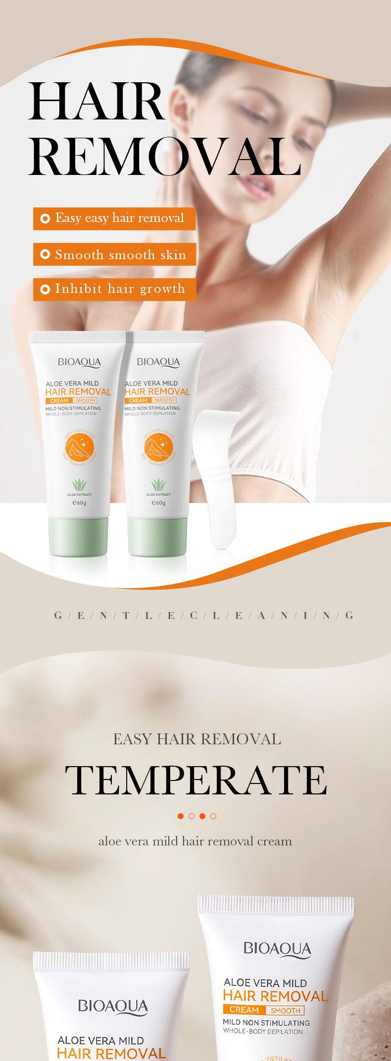 Product Introduction of [Price Increase] Aloe Vera Gentle Hair Removal Cream Non-Irritating Quick Hair Removal Cream Skincare Product 0