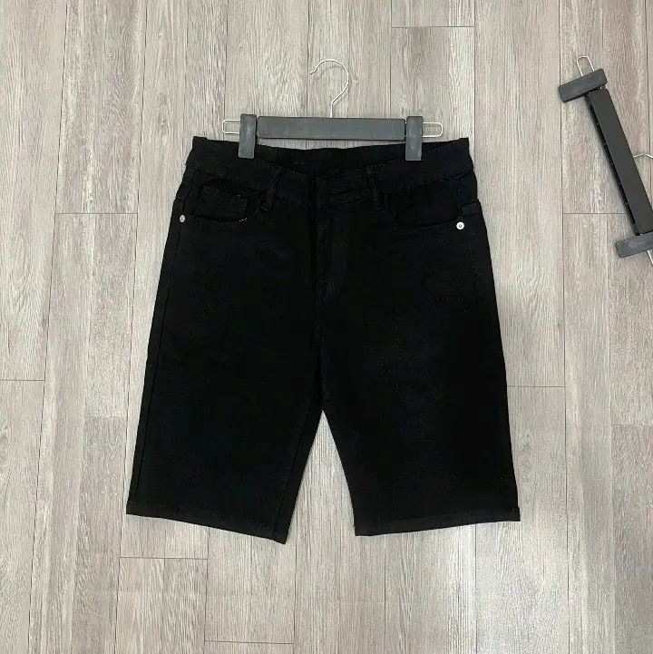 Quần sọt jean nam đen trơn Menswear Pant. (M2020)