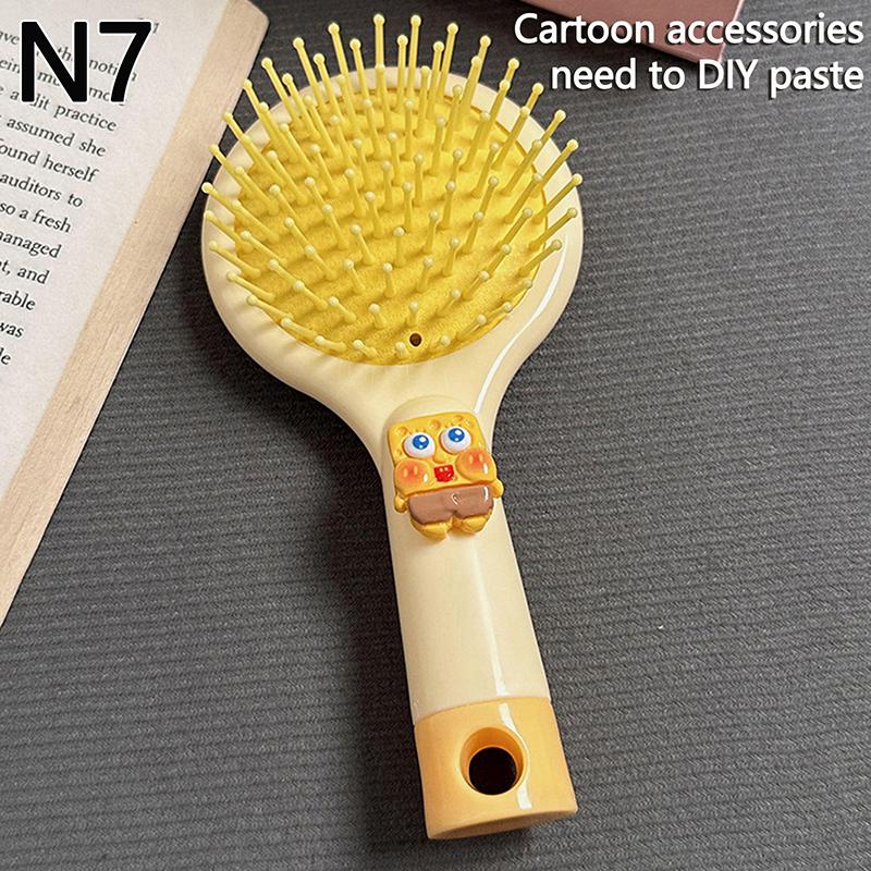 Product Introduction of Cartoon Handheld Mirror Comb Cartoon Air Cushion Comb Portable Student Dormitory Girlfriend Style Handheld Hairdressing Comb 33