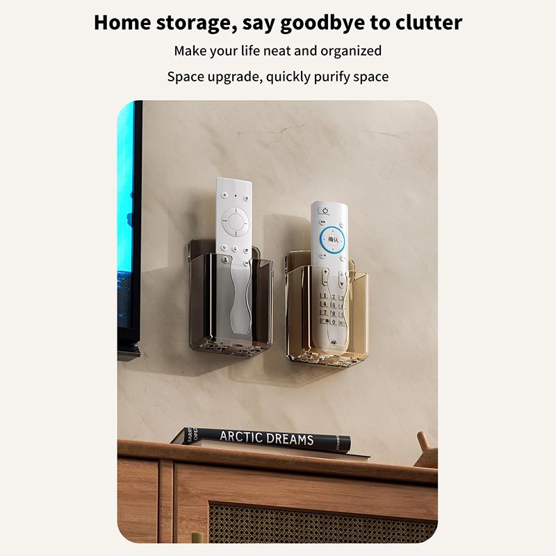 Product Introduction of Mobile Phone Wall Holder Universal Cellphone Charge Storage Box Organizer TV Remote Control Hanging Stand Bracket Charging Dock 24