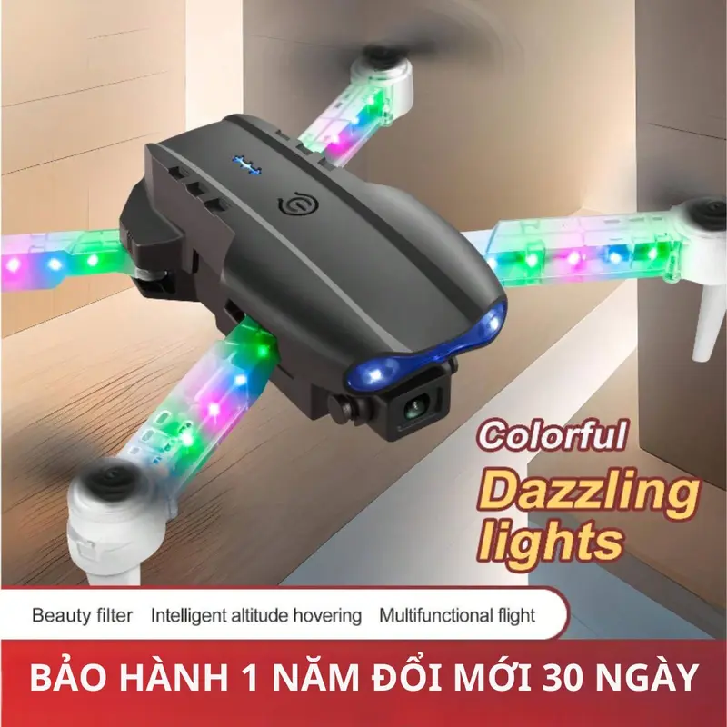 Máy bay điều khiển từ xa E100 Max, Flycam giá rẻ, Flaycam Cảm Biến Chống Va Chạm, Drone mini 2