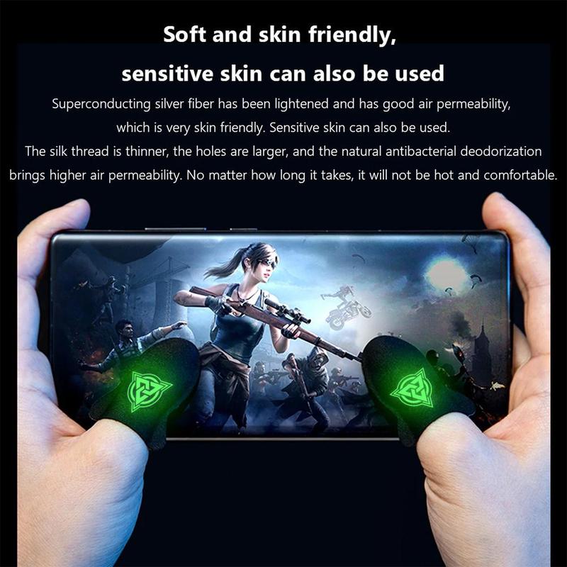 Product Introduction of Sarung Tangan Jari Gaming Seluler Sliver-cloth Sensitive tipis dan dapat dicuci 10