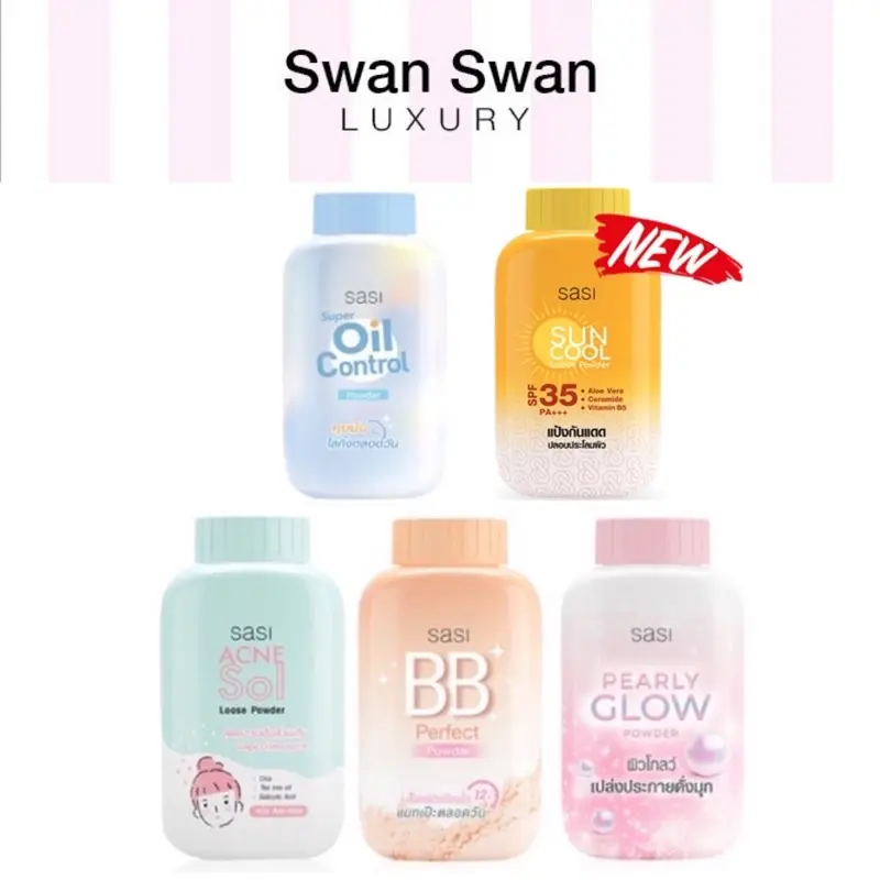 Phấn Phủ Trắng Da Kiềm Dầu Sasi