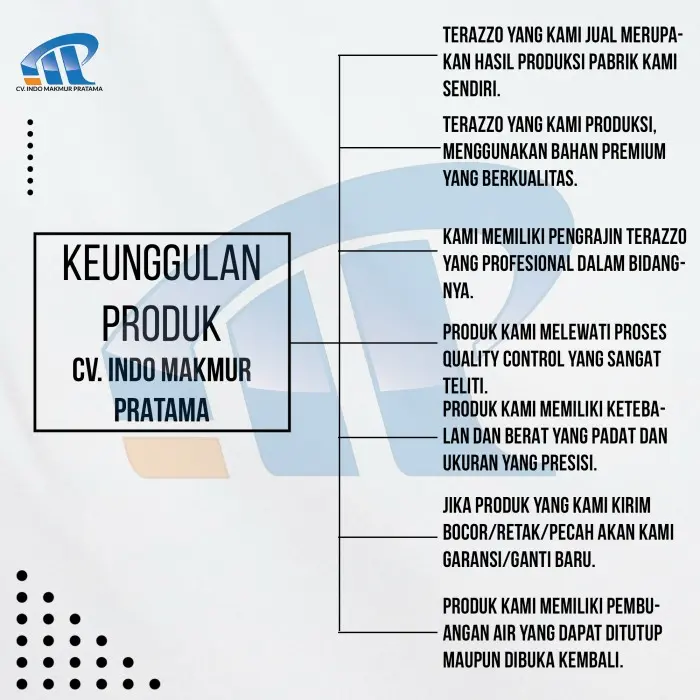 Bak mandi teraso Tipe Mini T50x40 CM Varian Putih 4