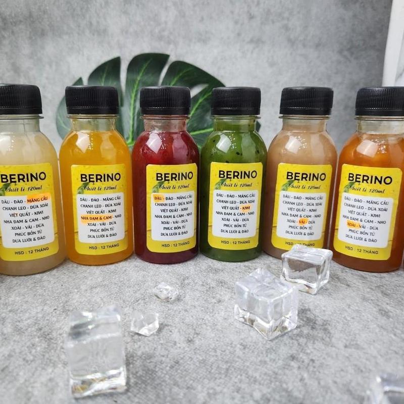 sinh tố berino chiết lẻ 120ml làm sữa chua uống tại nhà