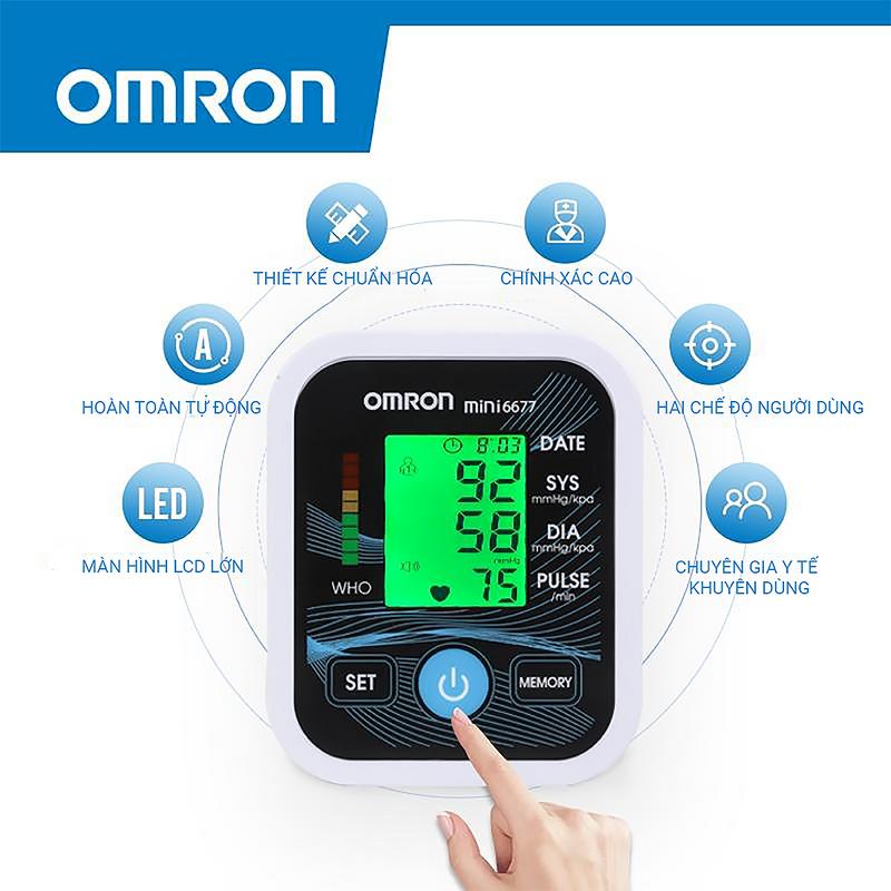 Máy đo HA & Nhịp tim bằng bắp tay 6677 chuyên dụng tại nhà, lưu trữ 99 lần đo, có giọng nói tiếng việt , thông báo đầy đủ chỉ số, có dây cáp type C.