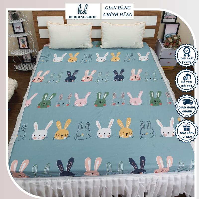 Ga chống thấm cotton tự nhiên drap giường chống thấm KD-BEDDING kích thước m2 m6 m8 2m2 cho mọi gia đình 