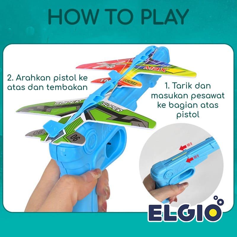MAINAN ANAK PISTOL AIR BATTLE PESAWAT TEMBAKAN / MAINAN ANAK PISTOL PESAWAT TERBANG AIR BATTLE PROMO TERMURAH COD KLT 3