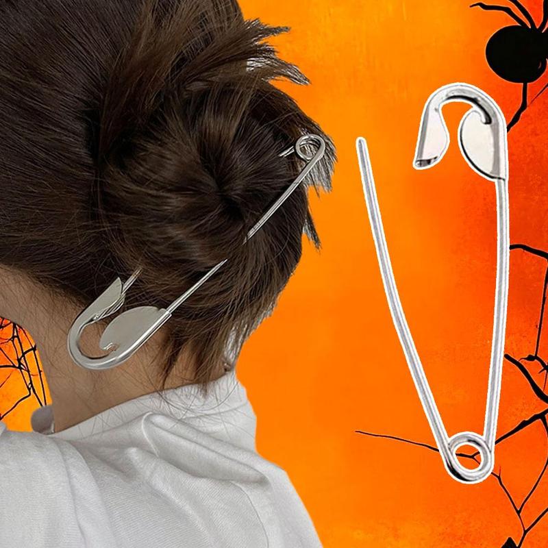 The Giant Safety Pin Hair Clip That Looks Like a Bad Idea but Works