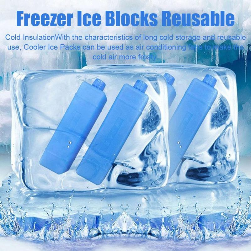 Freezer Ice Blocks Reusable For Picnic Travel Lunch Cool Cooler Pack Bag Water Injection Box 5