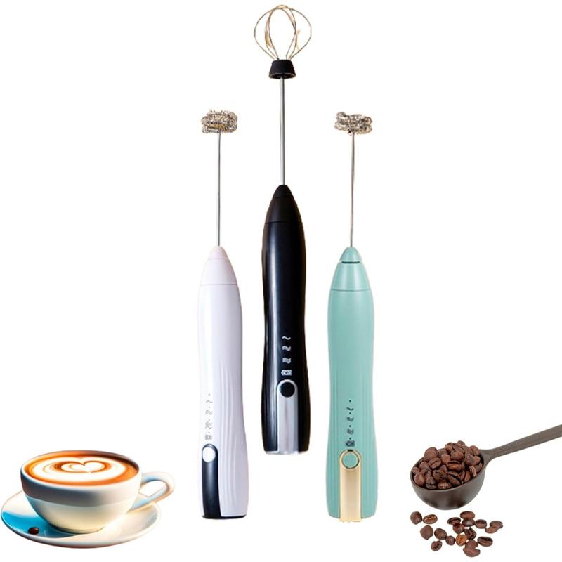 Household Electric Milk Frother, Coffee Frother, Handheld Egg Beater, Wireless Milk Frother 2