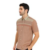 Gambar HIZZAGHI Baju Kemeja Pria Dewasa Lengan Pendek Slim Fit Katun Adem Kasual Motif Salur Modern Terbaru Kain Nyaman - S dari HIZZAGHI Kab. Garut 4 Tokopedia