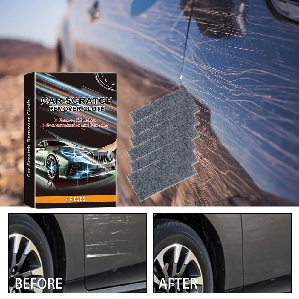 Car Nano Scratch Repair Cloth Car Paint Scratches Water Stains Cleaning Repair Maintenance Portable Cloth