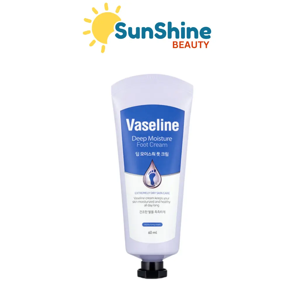 Kem dưỡng giảm nứt gót chân Vaseline Deep Moisture Foot Cream 60ml