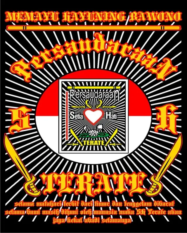 STIKER PSHT 6 X 7,5 CM | SILAT | PERGURUAN SILAT | VINIL | WATERPROOF | ANTI AIR 7