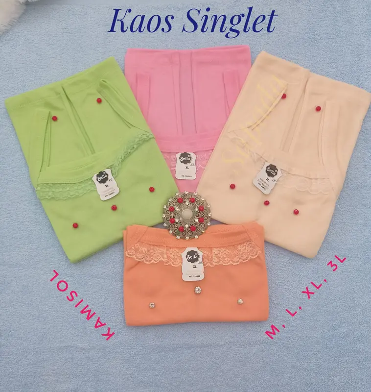 6 Pcs Singlet Anak Perempuan, Kaos Dalam Anak cewek Kaos Singlet anak, daleman anak Perempuan, Fashion Anak 0