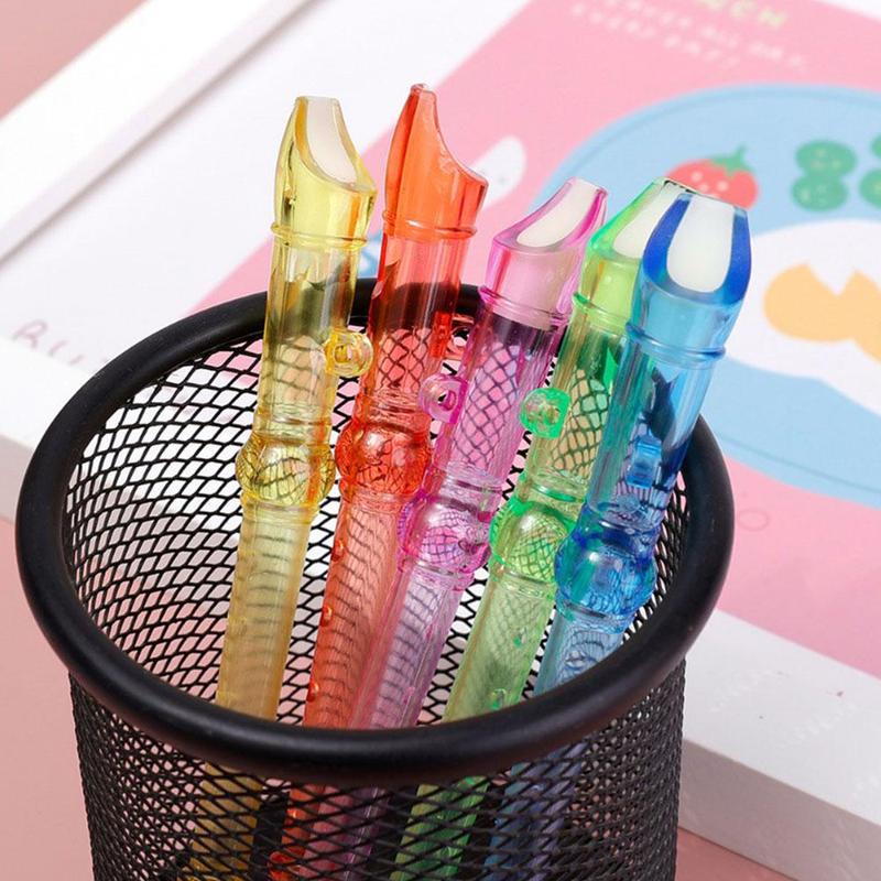 Product Introduction of 1Pcs 6 Holes Mini Harp Flute Children's Early Education Transparent Flute Small 31