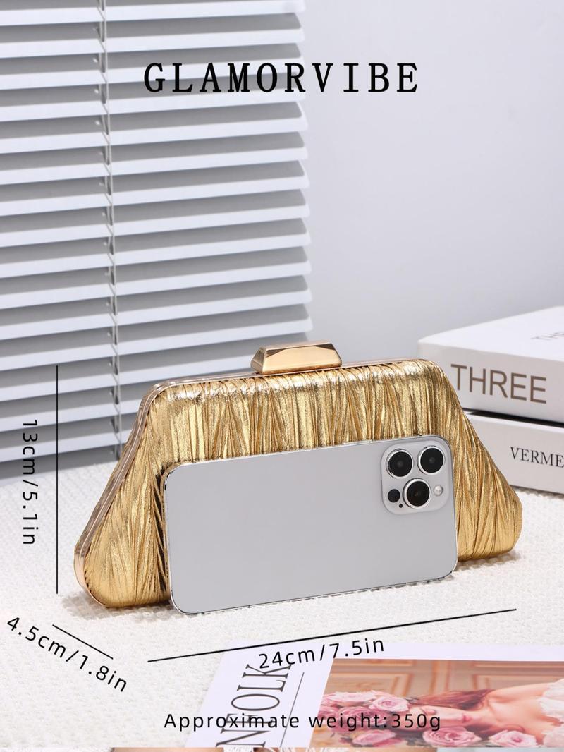 Product Introduction of Women's Elegant Glittering Evening Bag, Exquisite Trendy Clutch Bag, Fashionable Bag for Party Decoration 1