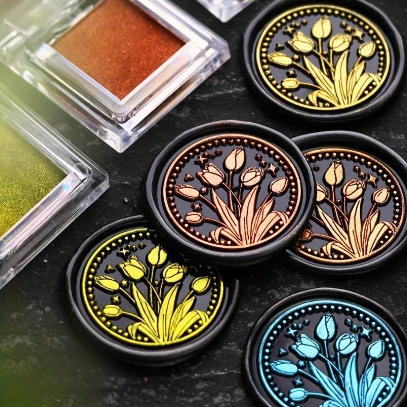 Wax Color Paste, 1 piece DIY Stamp Material, Wax Color Paste for Invitation Embossing Machine Mold Wax, Gift Packaging Envelope Sealing Decoration 7