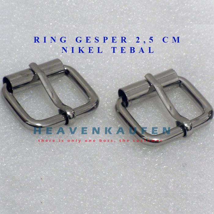 Gambar Aksesoris Tas - Ring Gesper 2,5 cm Nikel Kualitas Premium Harga Per Biji - nikel dari Heaven Kaufen Kota Malang 5 Tokopedia