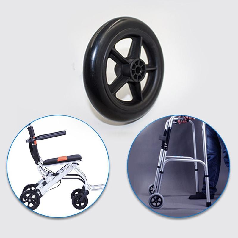 Product Introduction of Universal 5Inch Wheelchair Front Castor Anti Slip Replacement Shopping Cart Wheels Wear-resistant Travelling Trolley Caster Wheelchair Accessories 20